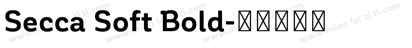 Secca Soft Bold字体转换